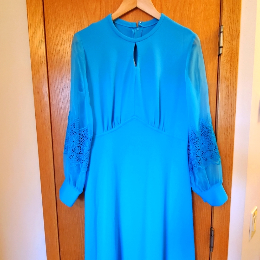Vintage Beautiful Blue Dress